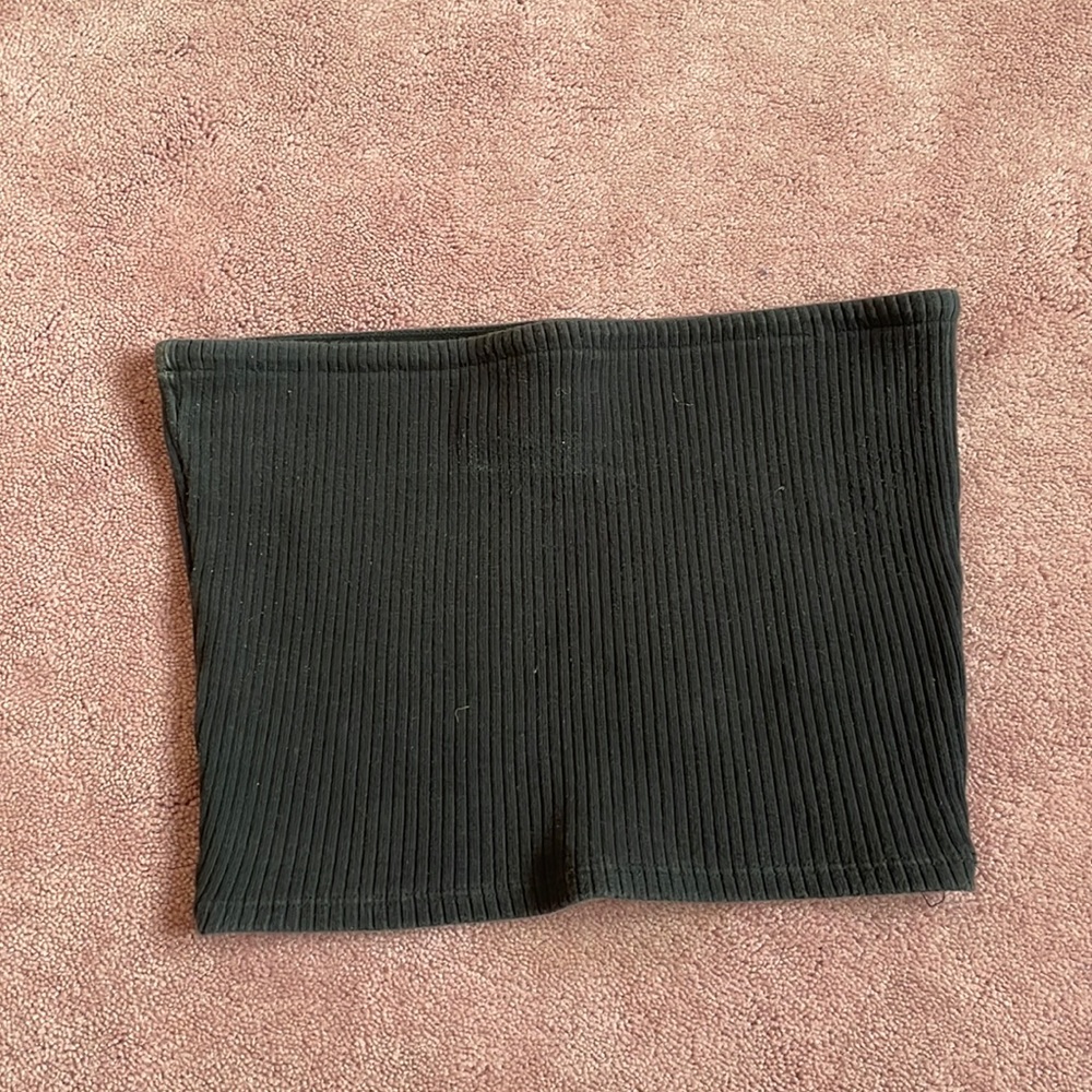 Urban Outfitters Strapless Ribbed Top